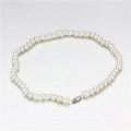 Snh 7-8mm Round Shape AA- Cream Bridal Pearl Necklace